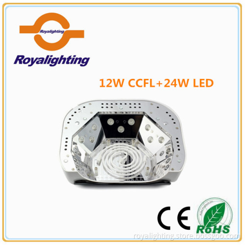 Hot-selling uv nail lamp 36watt LED gel curing lamp dryer
